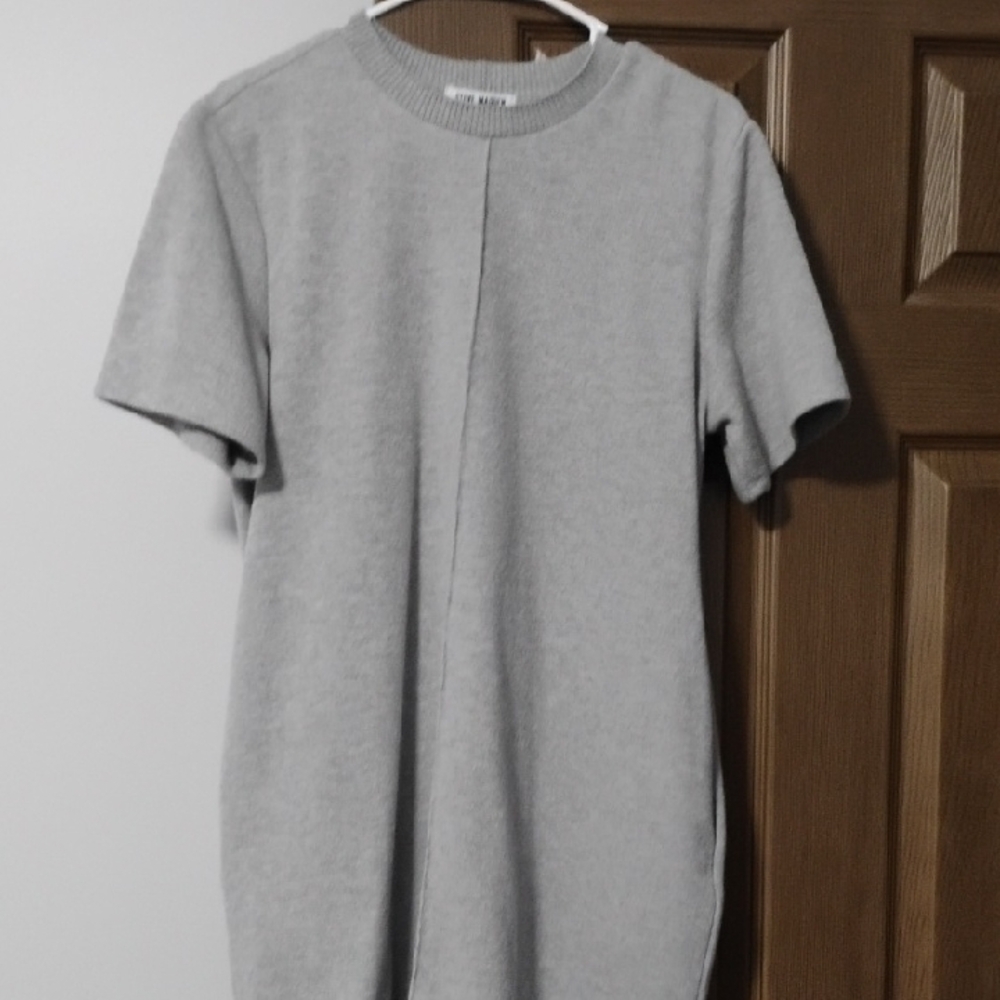 Steve Madden Light Gray Sweater Dress